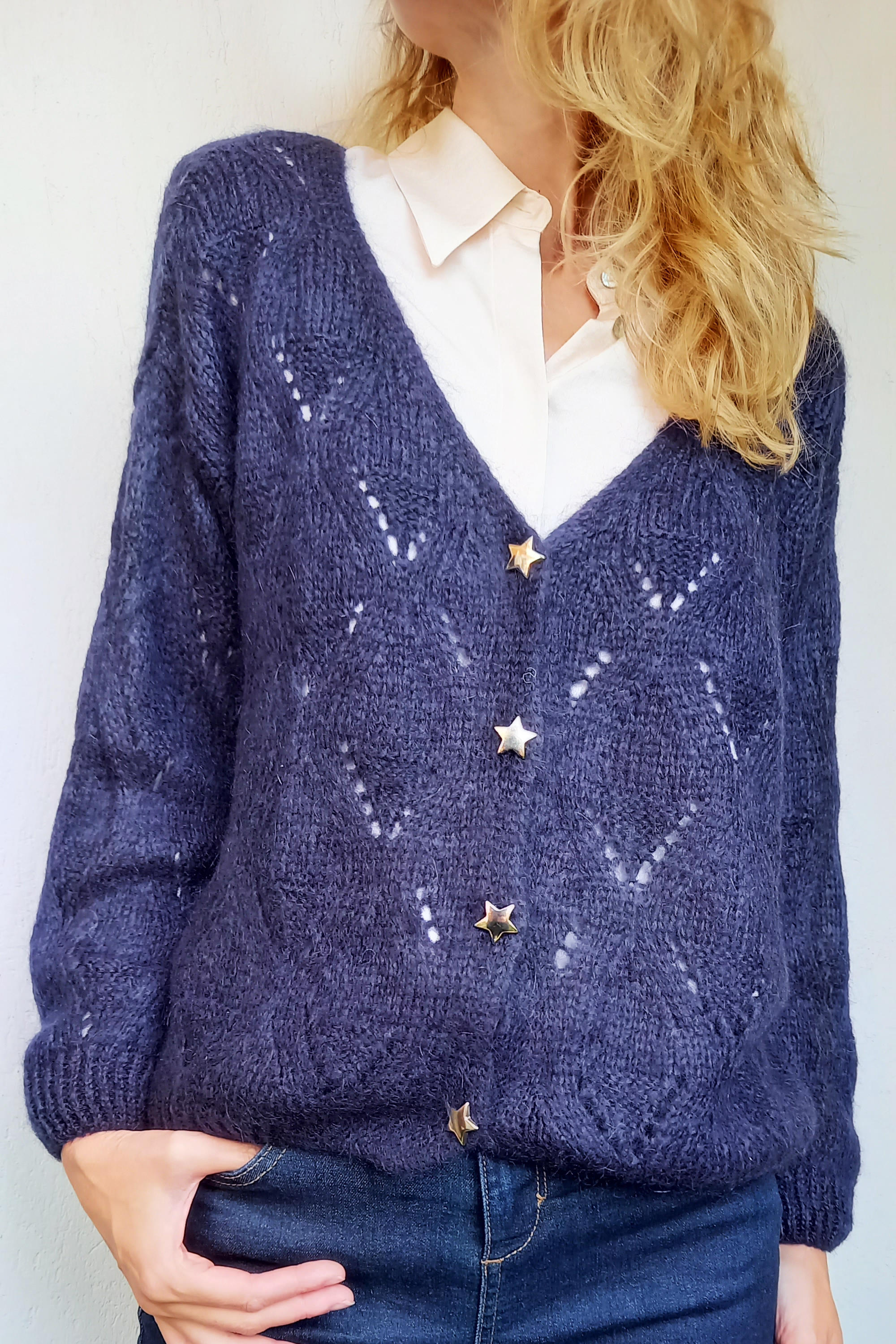 Gilet SACHA en mohair recyclé 3