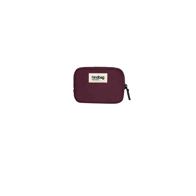 Porte-monnaie LILI, prune, coton bio 2
