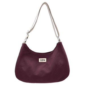 Sac à main ROSA,prune , coton bio