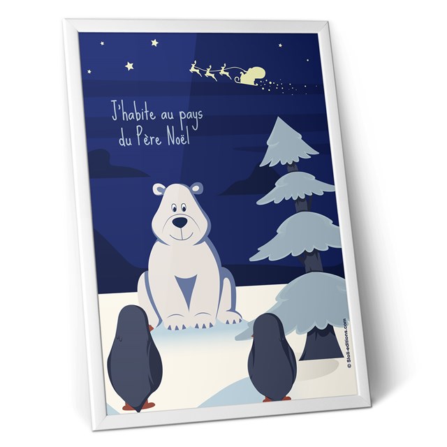 Affiche - Ours blanc sur la banquise 2