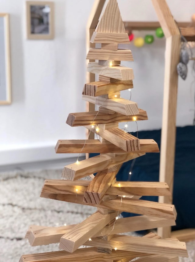 Sapin de Noël en bois 5