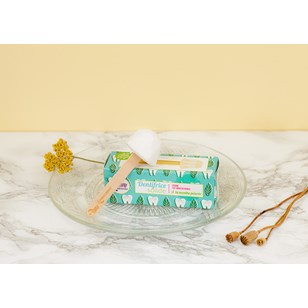 Dentifrice solide bio et vegan à la menthe poivrée