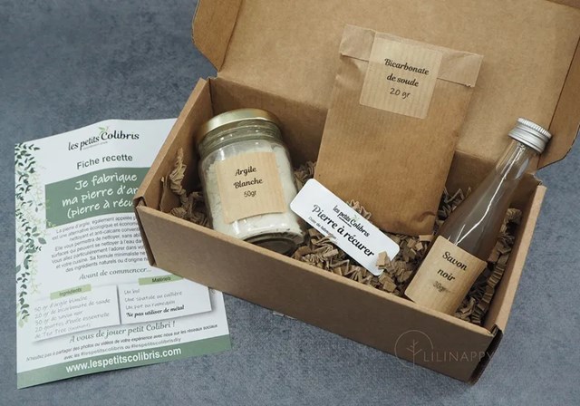 Kit DIY “pierre d’argile ou à récurer” - Les Petits Colibris 2