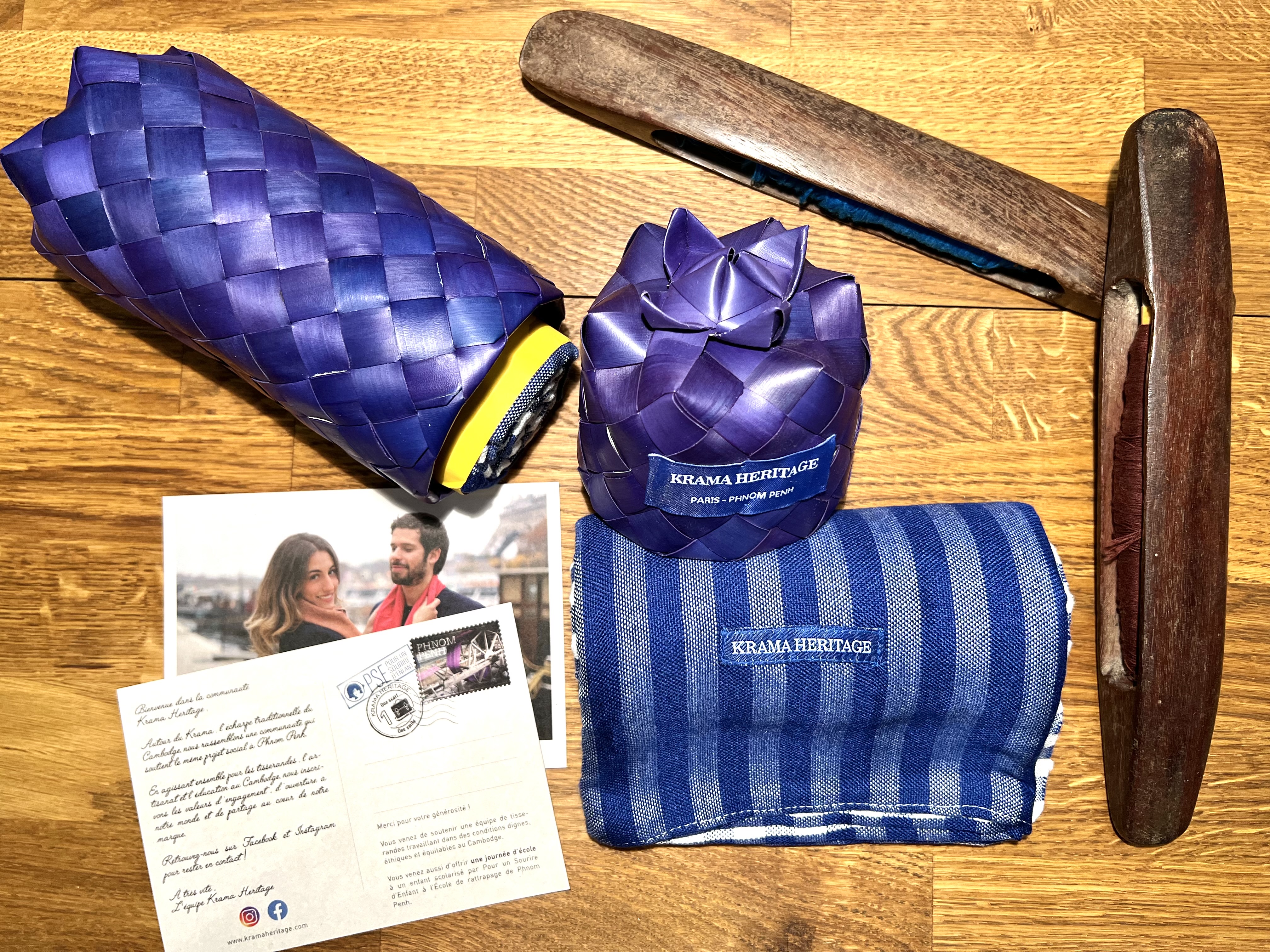 Le Grand Krama Pop Bleu 2