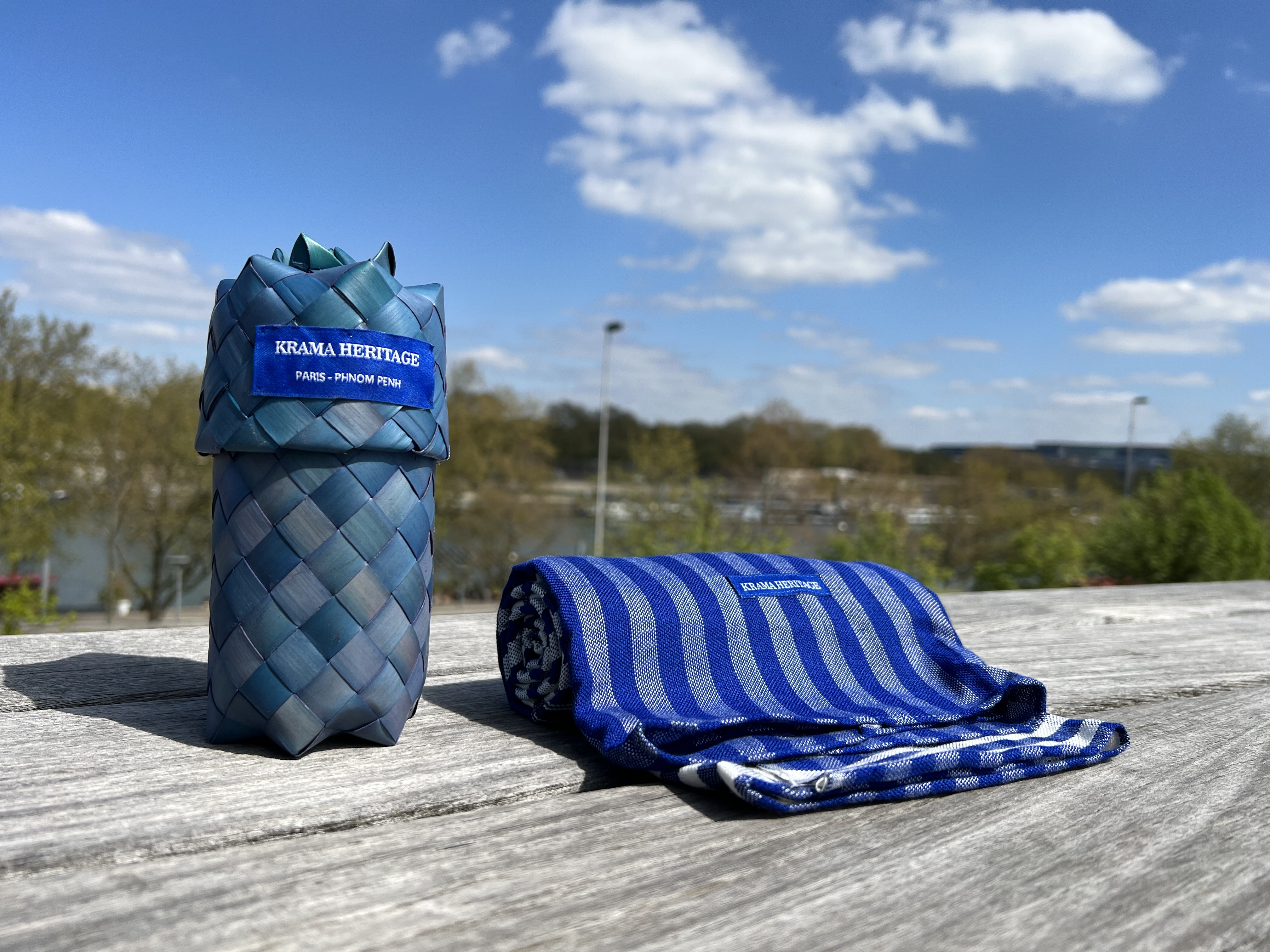 Le Grand Krama Pop Bleu 6