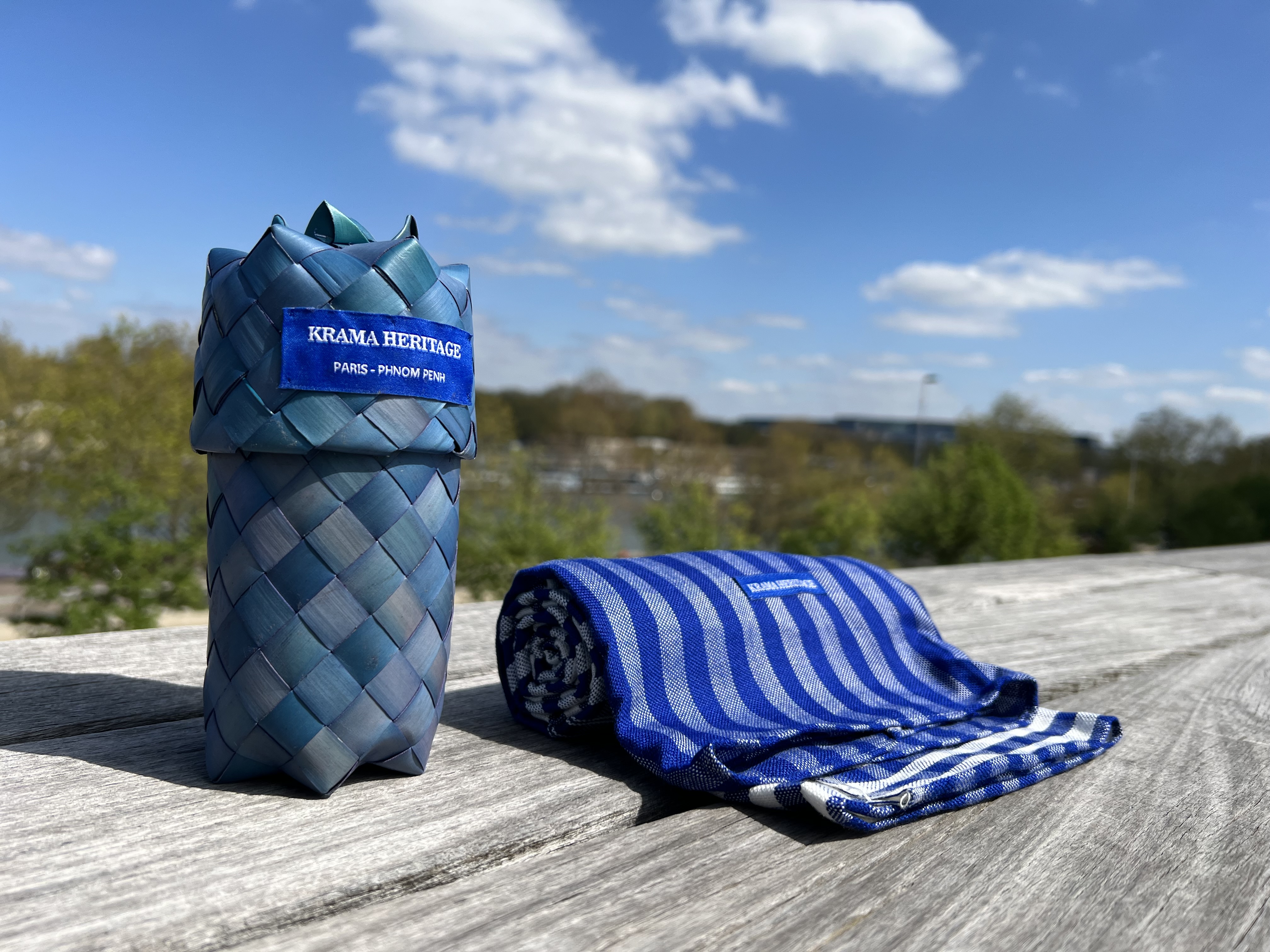 Le Grand Krama Pop Bleu 7