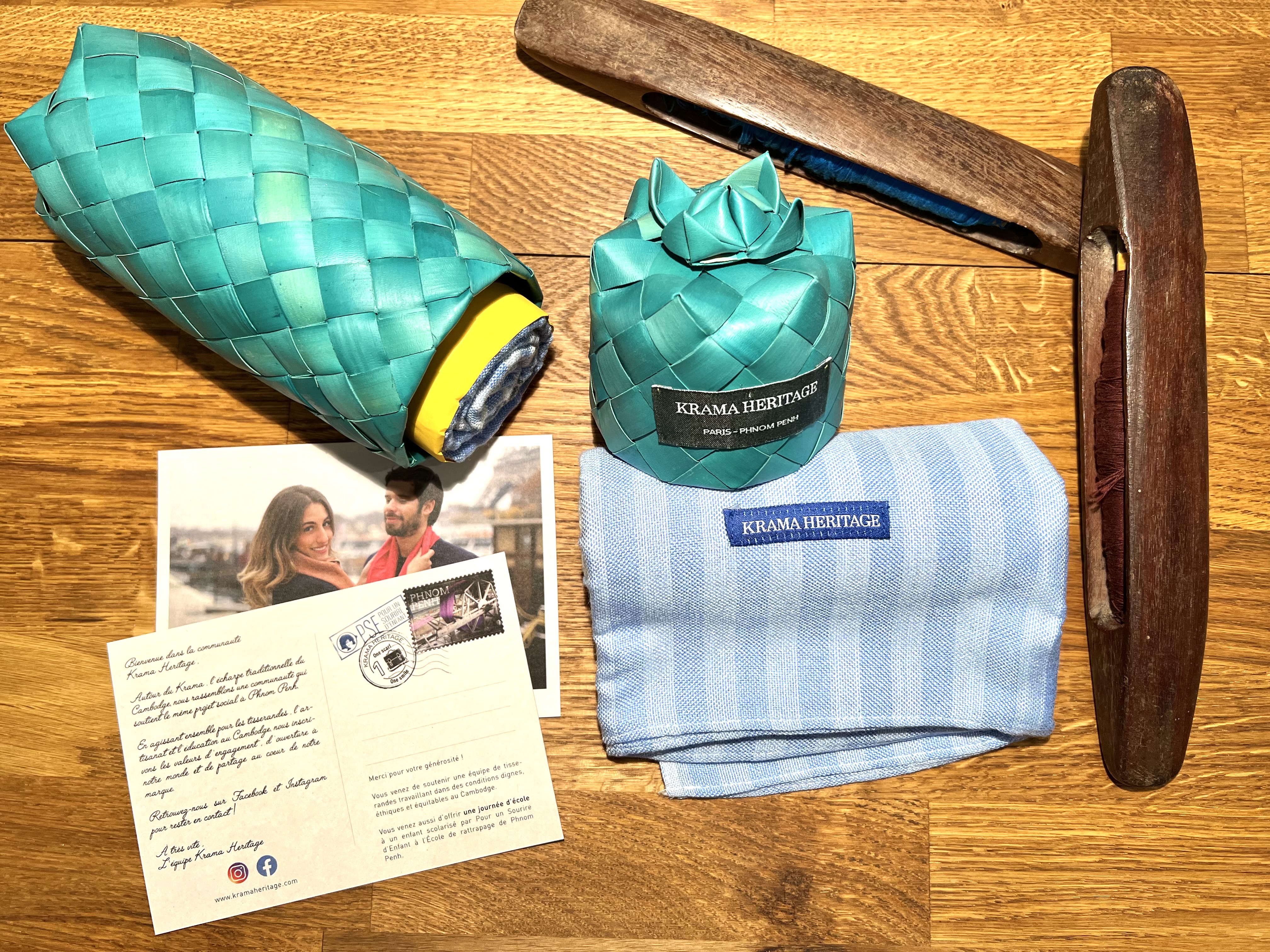 Le Grand Krama Pop Turquoise 2