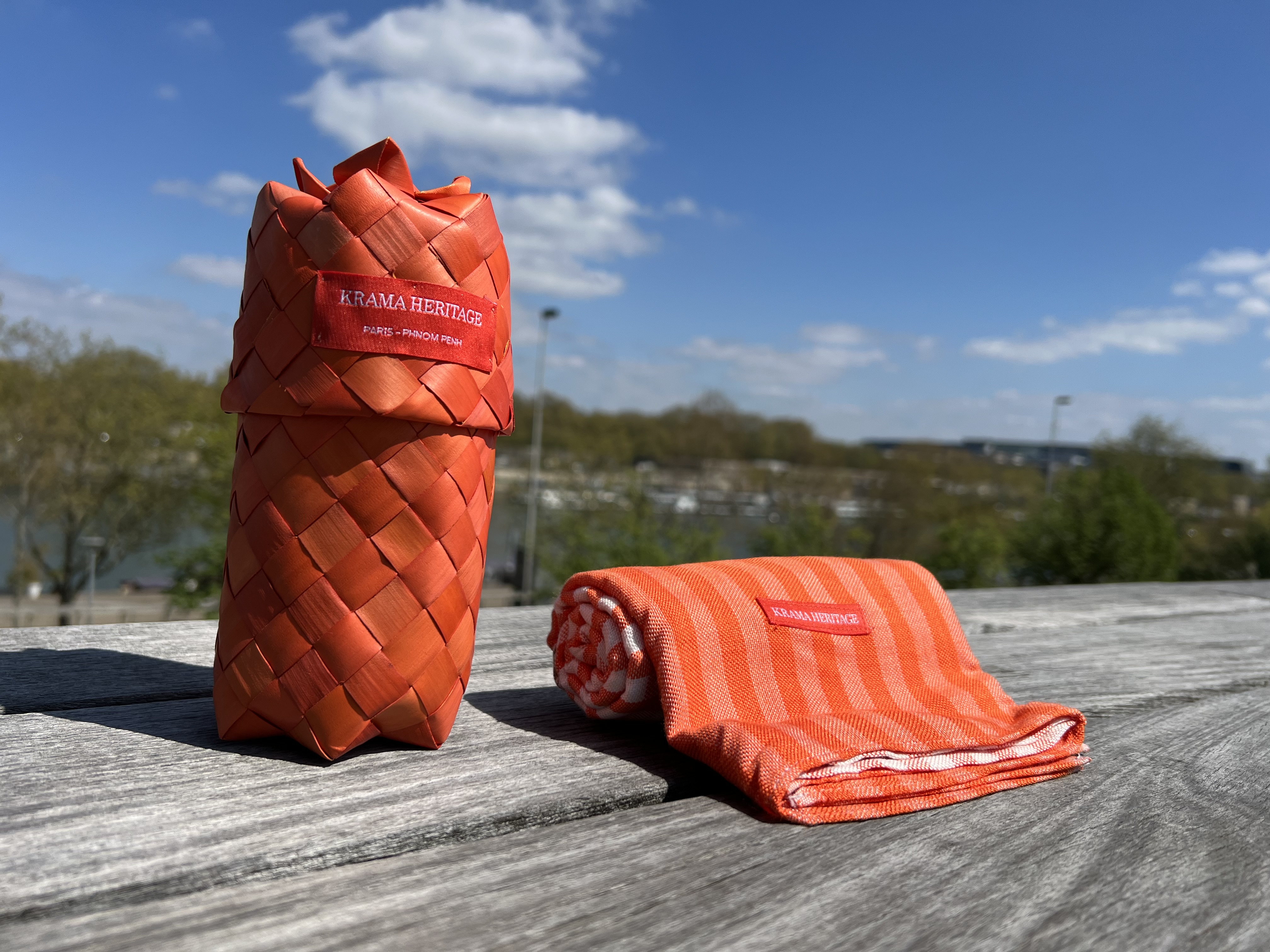 Le Grand Krama Pop Orange 7