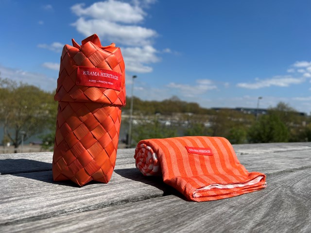 Le Grand Krama Pop Orange 7