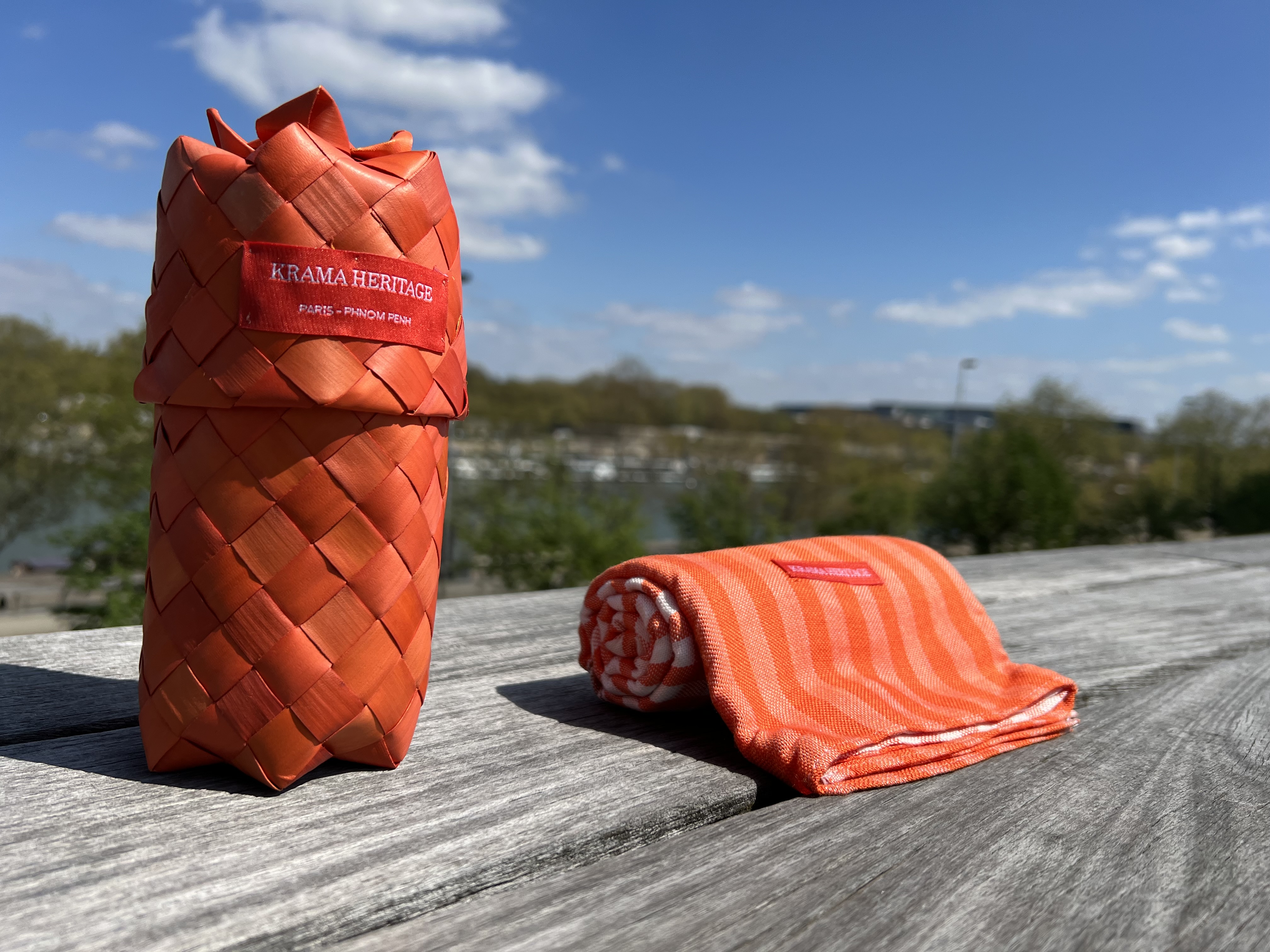 Le Grand Krama Pop Orange 8