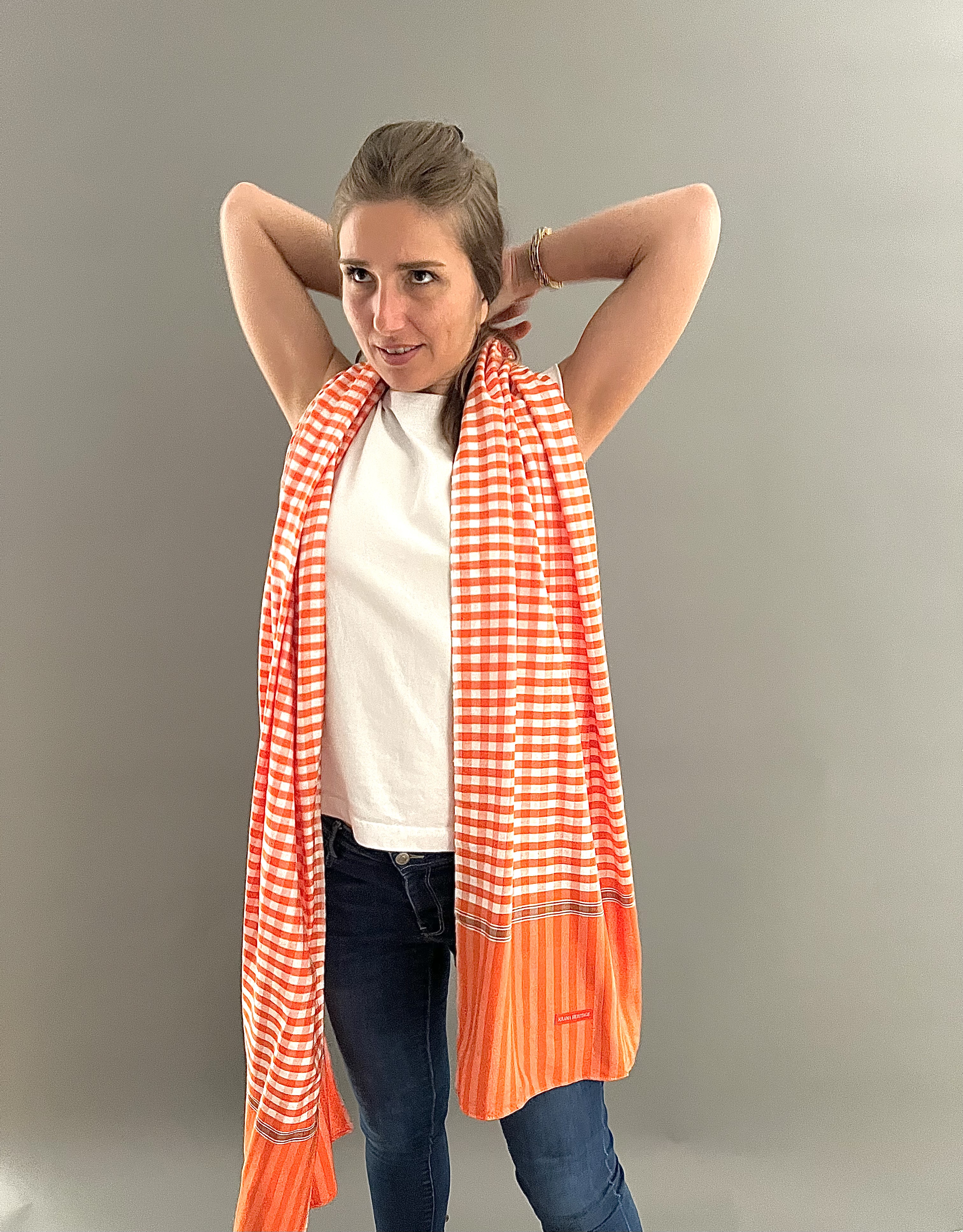 Le Grand Krama Pop Orange 3