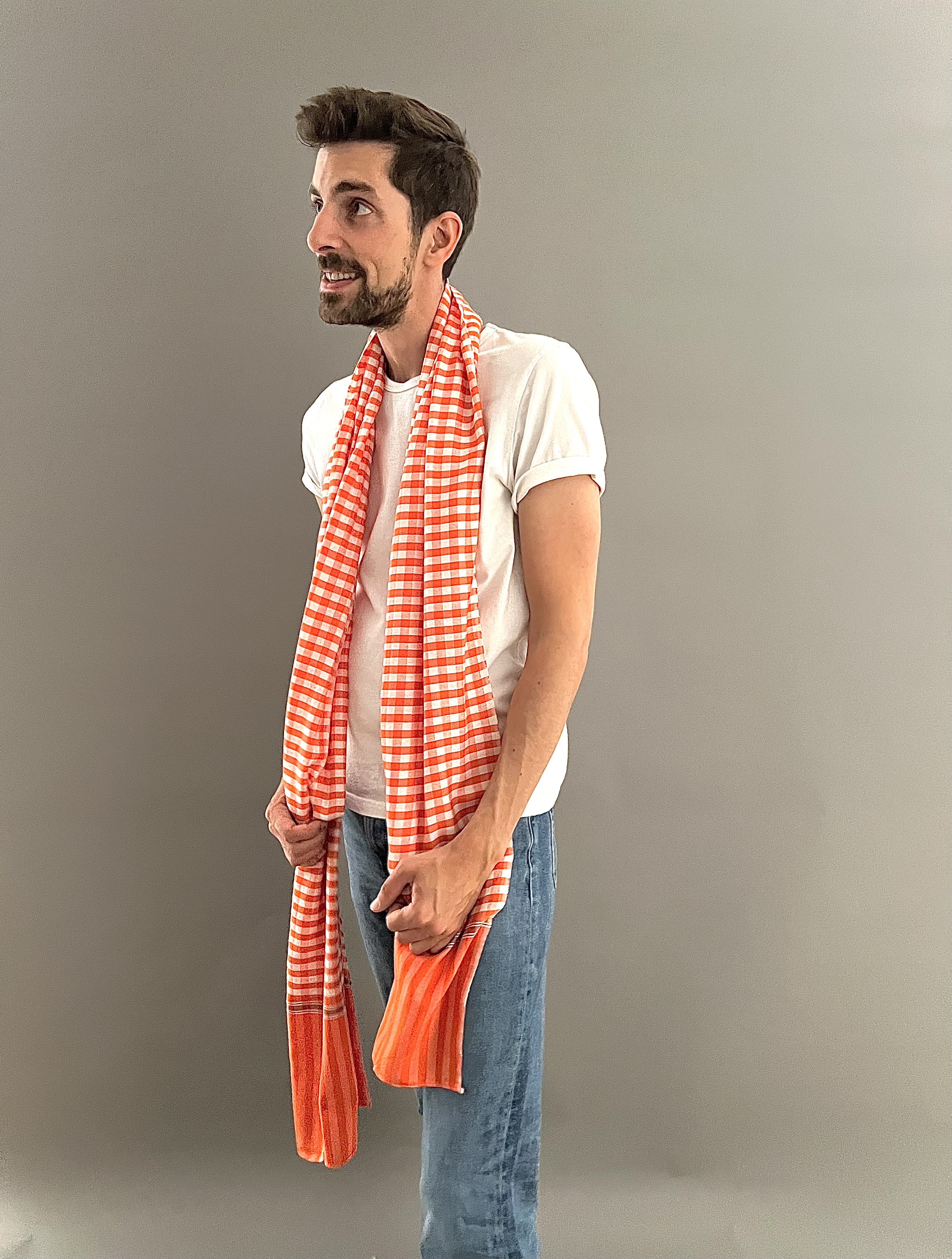 Le Grand Krama Pop Orange 5