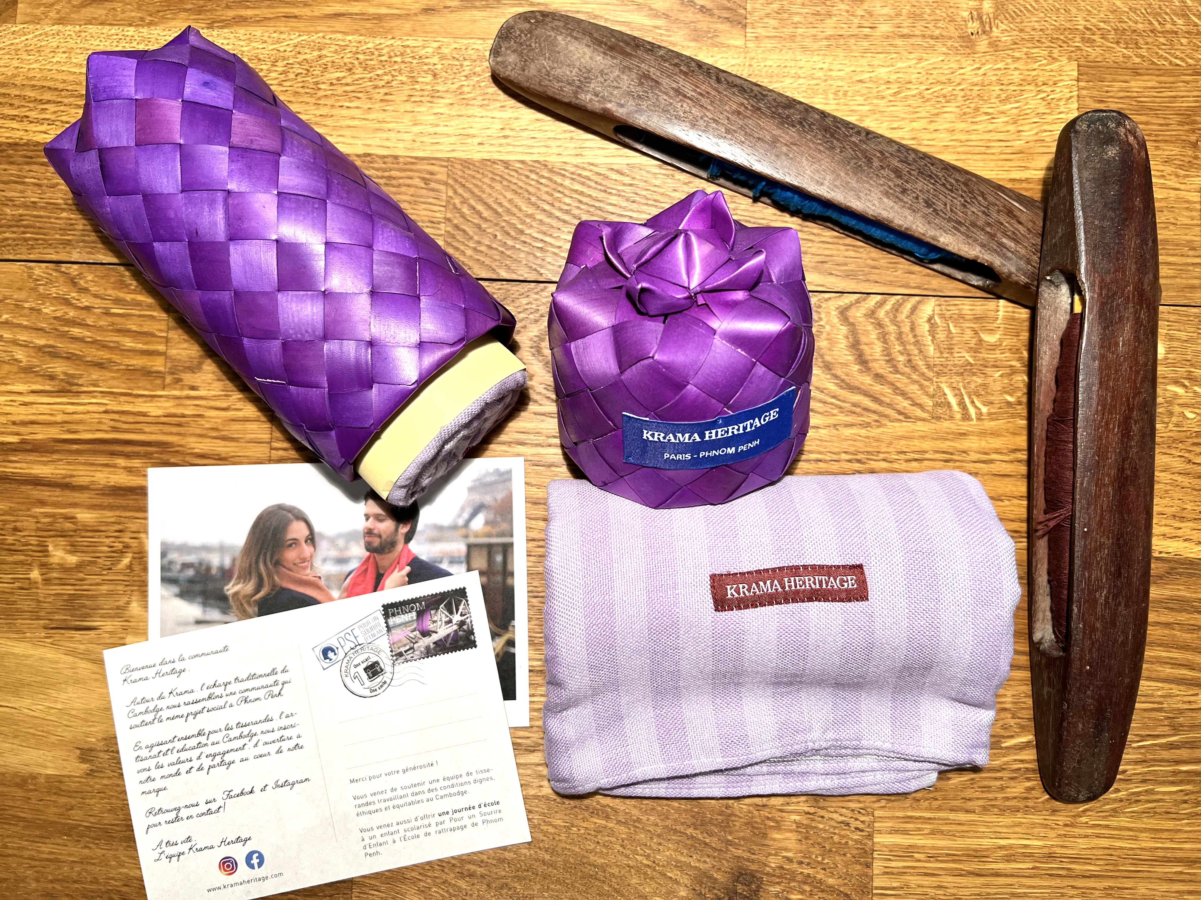 Le Grand Krama Pop Violet 2