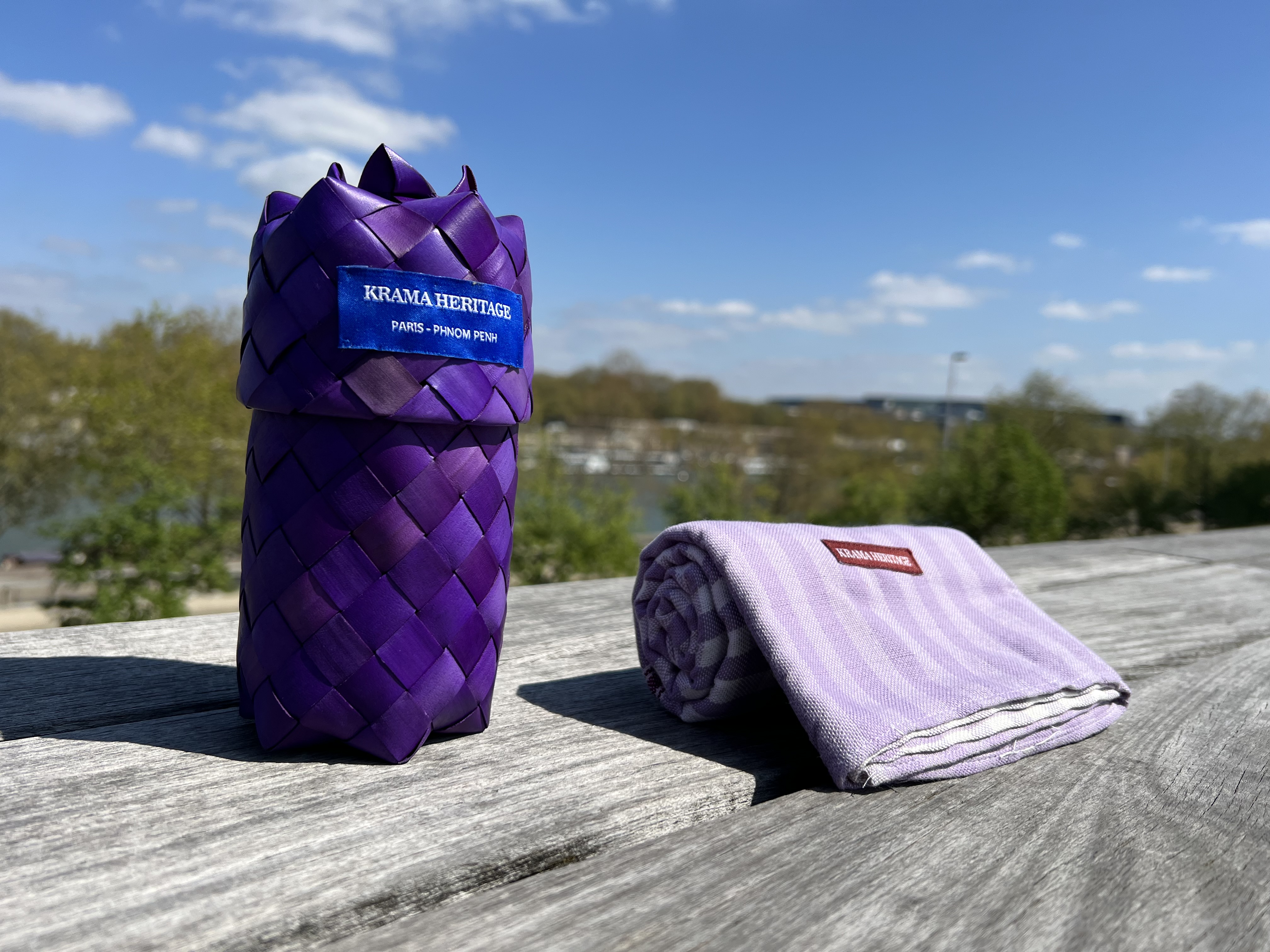 Le Grand Krama Pop Violet 8