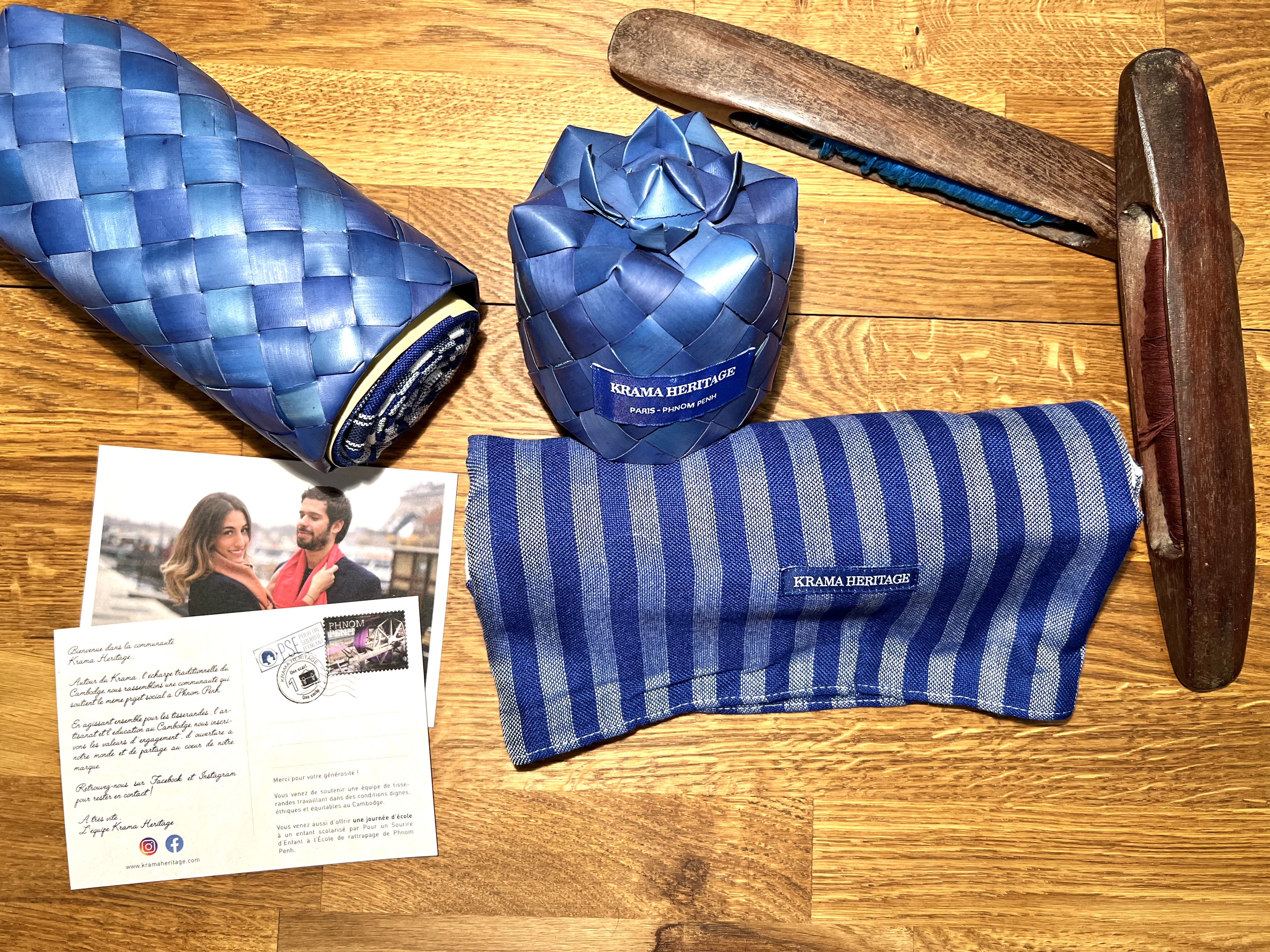 Le Krama Pop Bleu 3 Tours 2