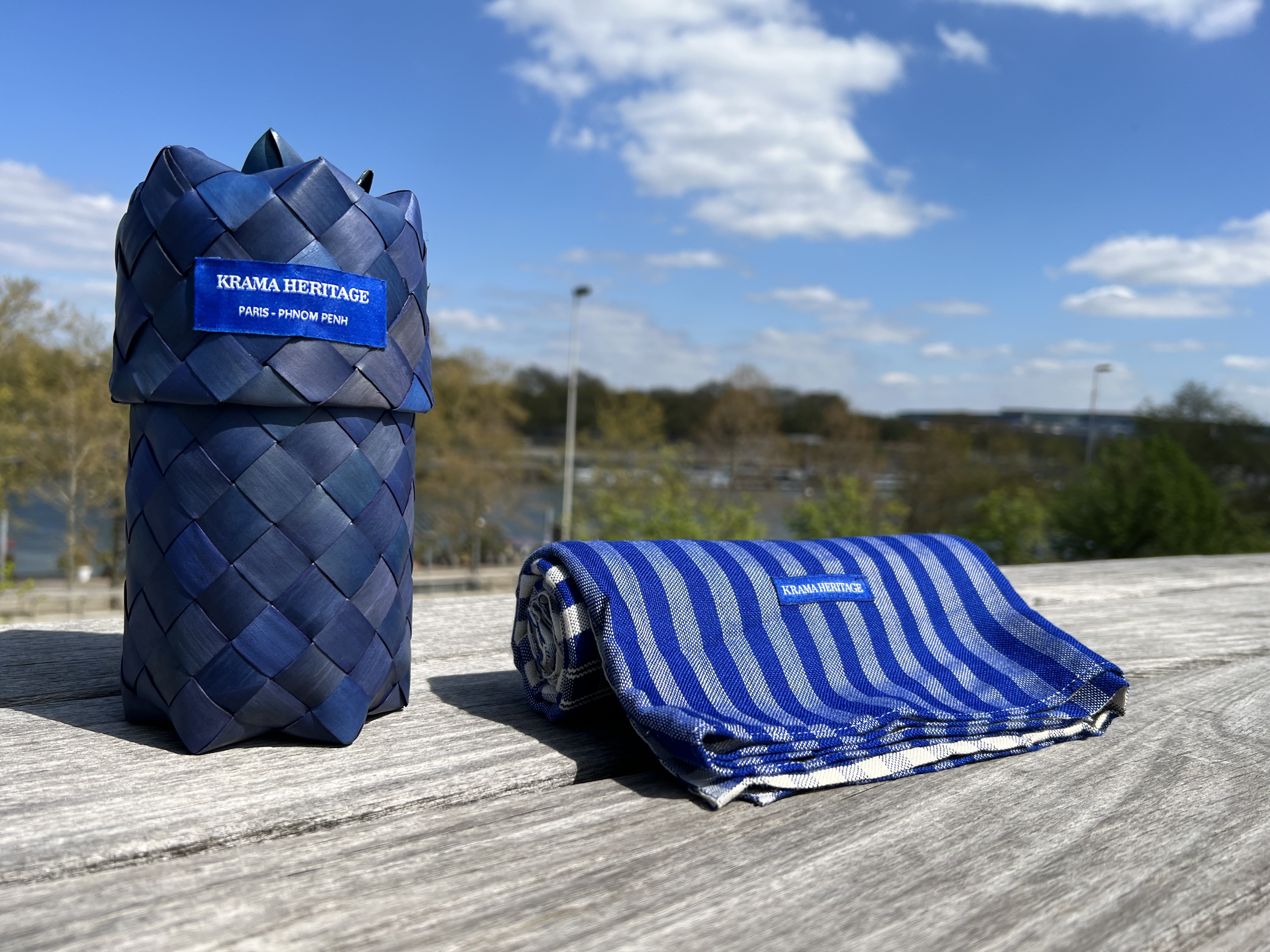 Le Krama Pop Bleu 3 Tours 7