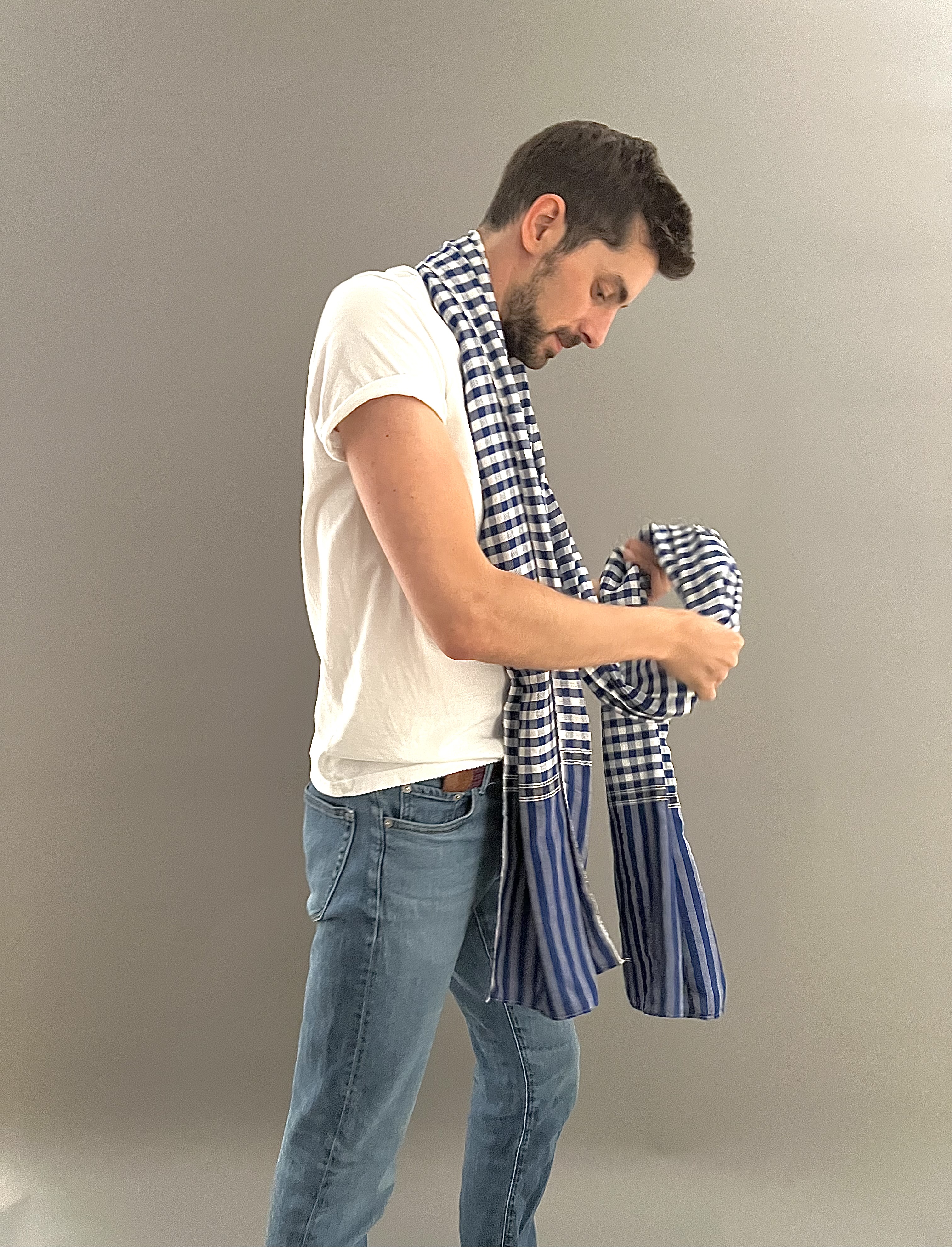 Le Krama Pop Bleu 3 Tours 5