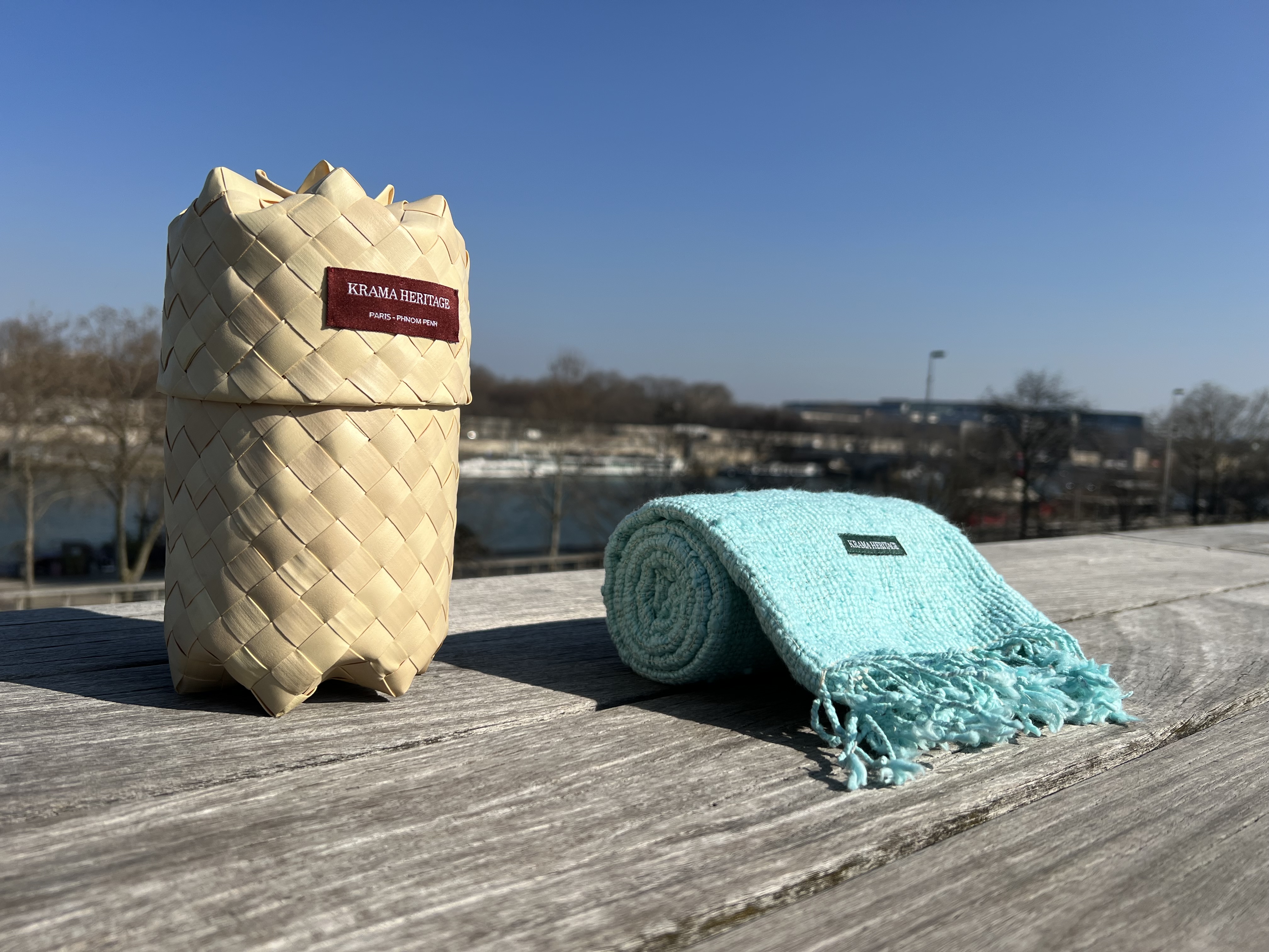 Le Krama Naturel Cyan 6