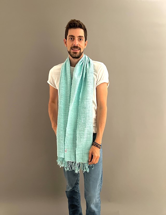 Le Krama Naturel Cyan 4