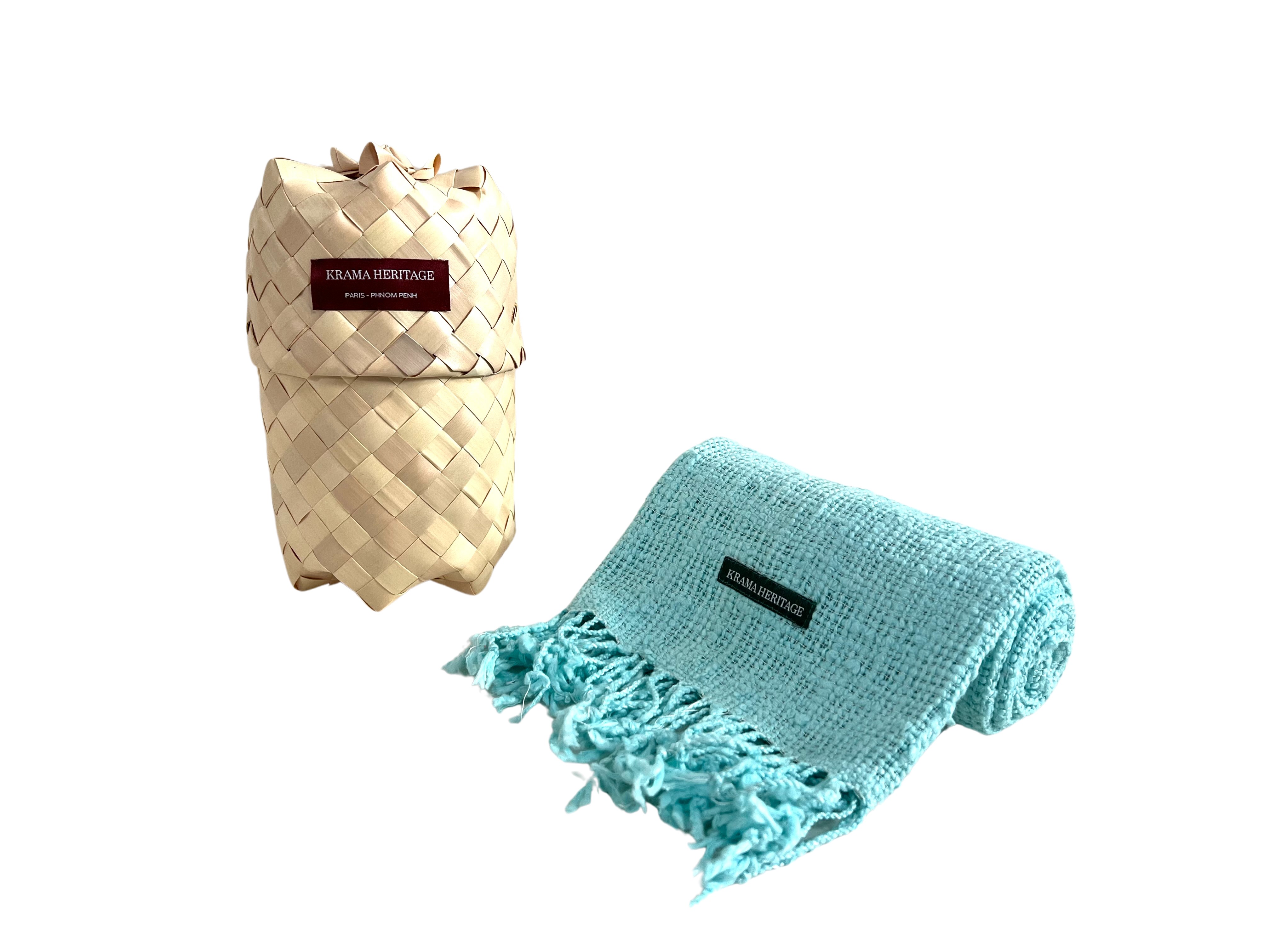 Le Krama Naturel Cyan 11