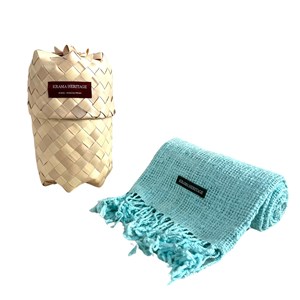 Le Krama Naturel Cyan