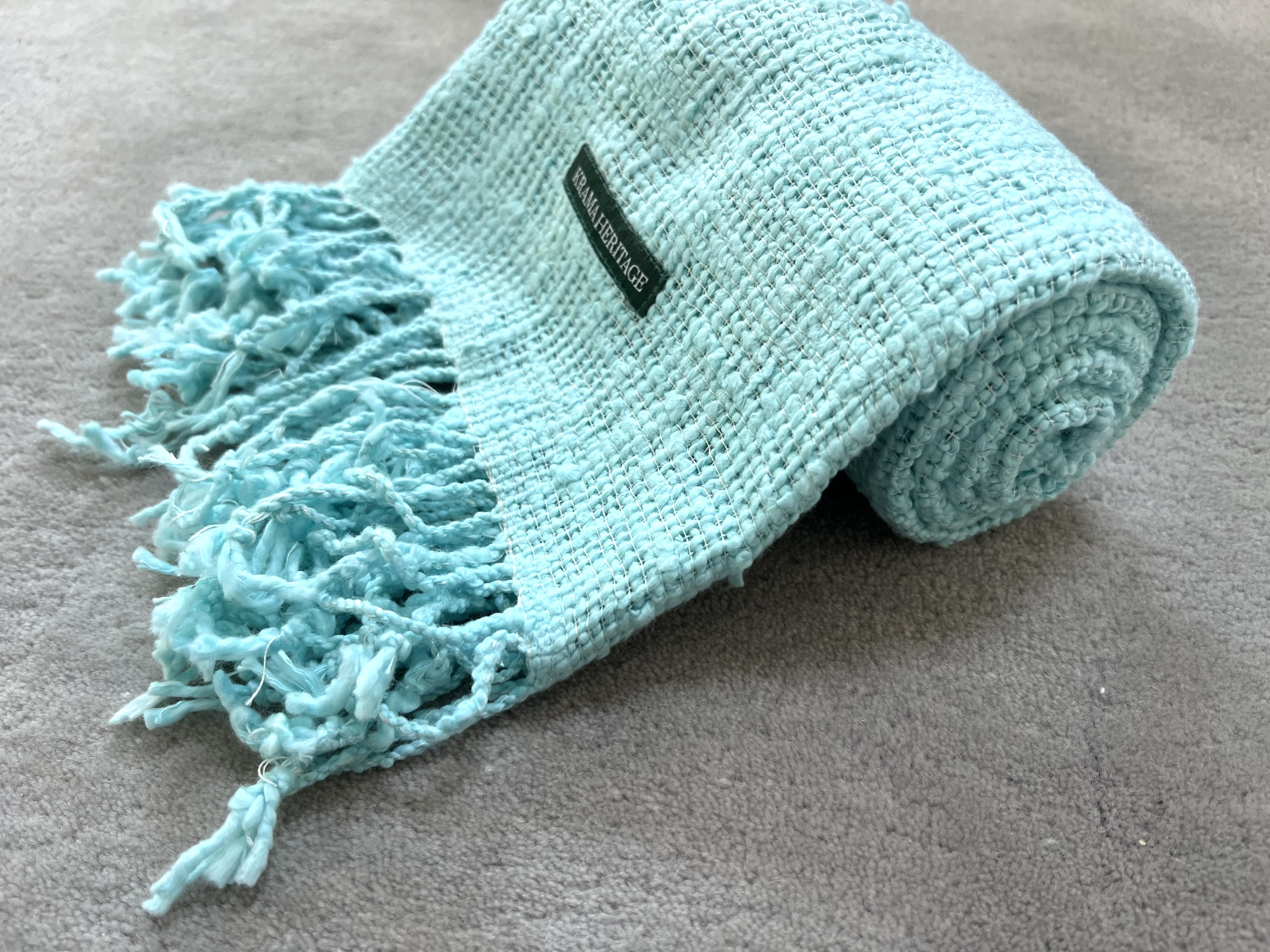 Le Krama Naturel Cyan 10