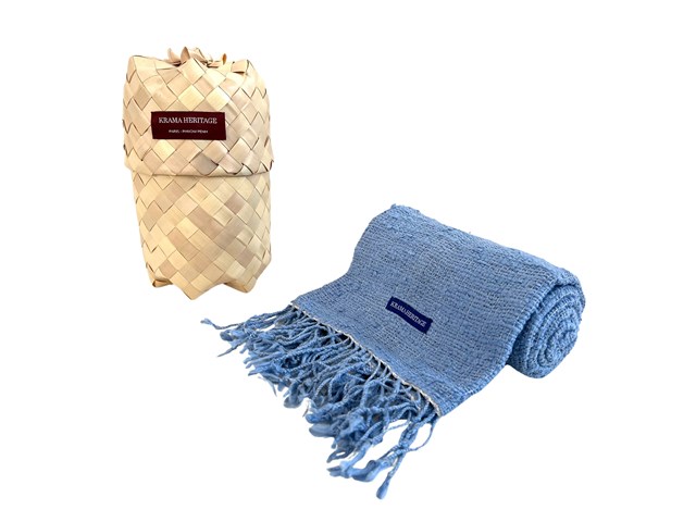Le Krama Naturel Azur 10
