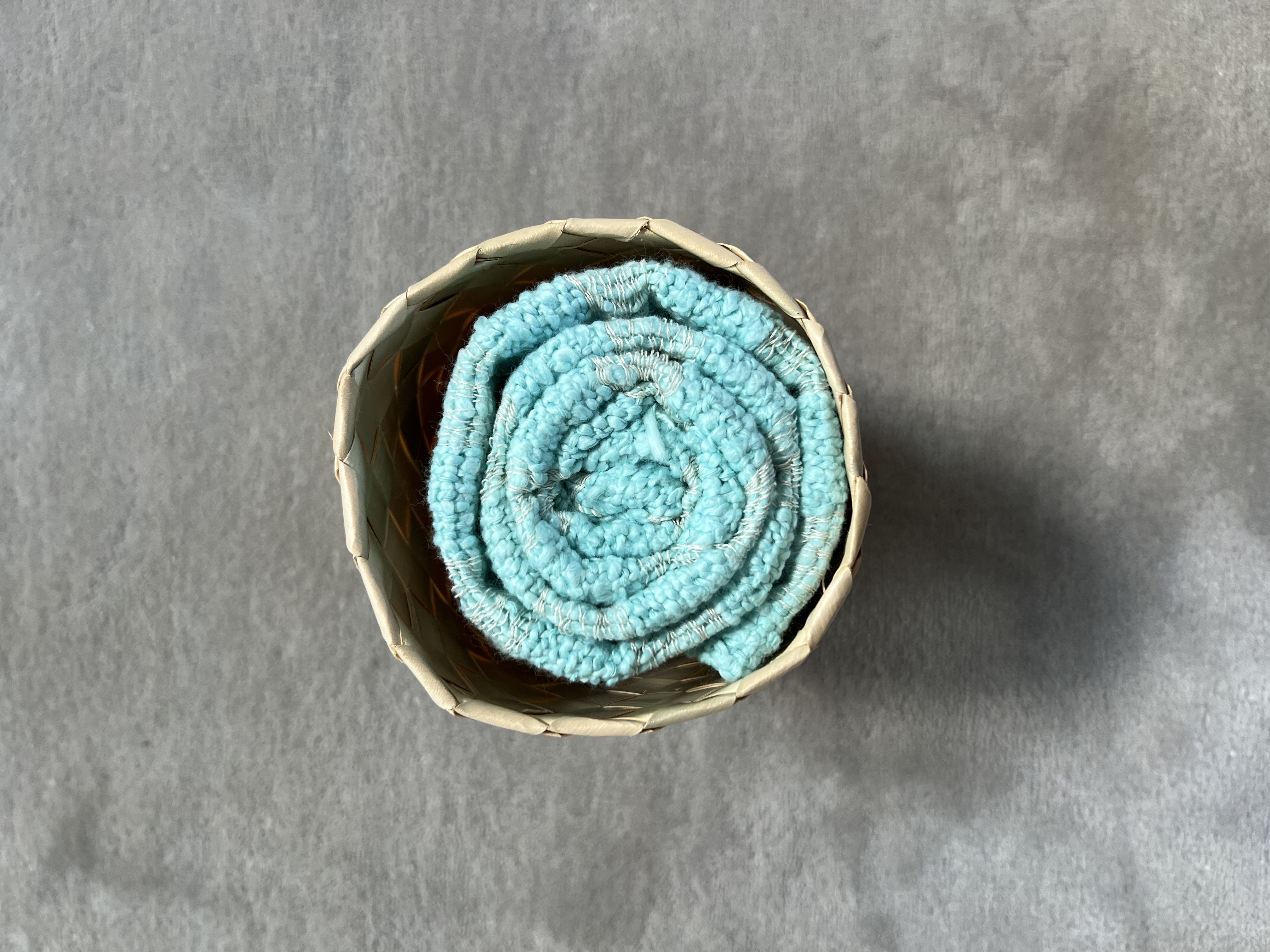 Le Krama Naturel Turquoise 9