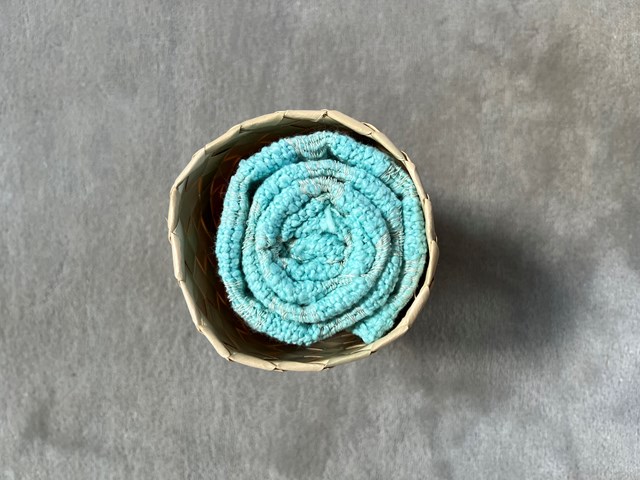 Le Krama Naturel Turquoise 9