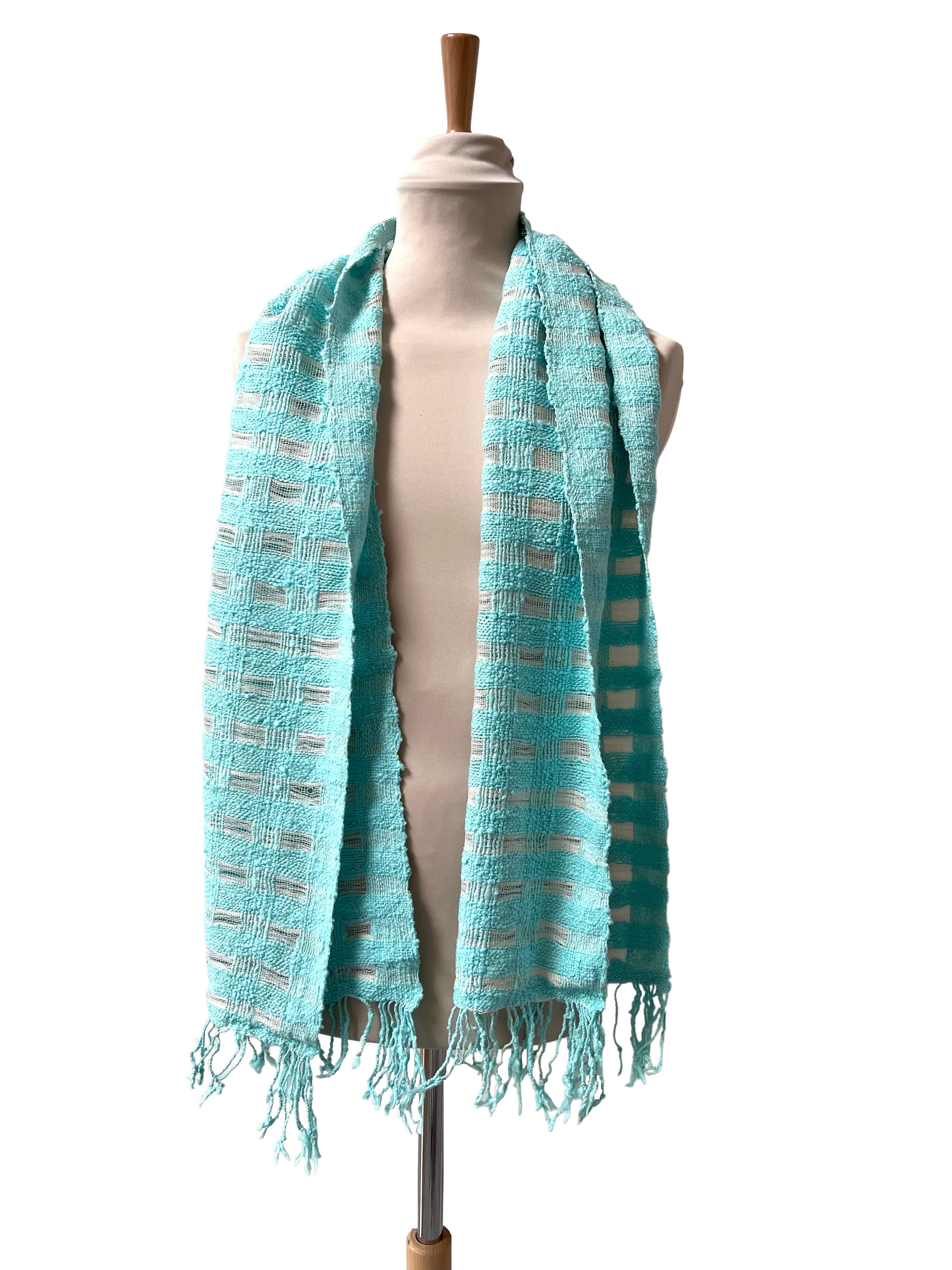 Le Krama Naturel Turquoise 7