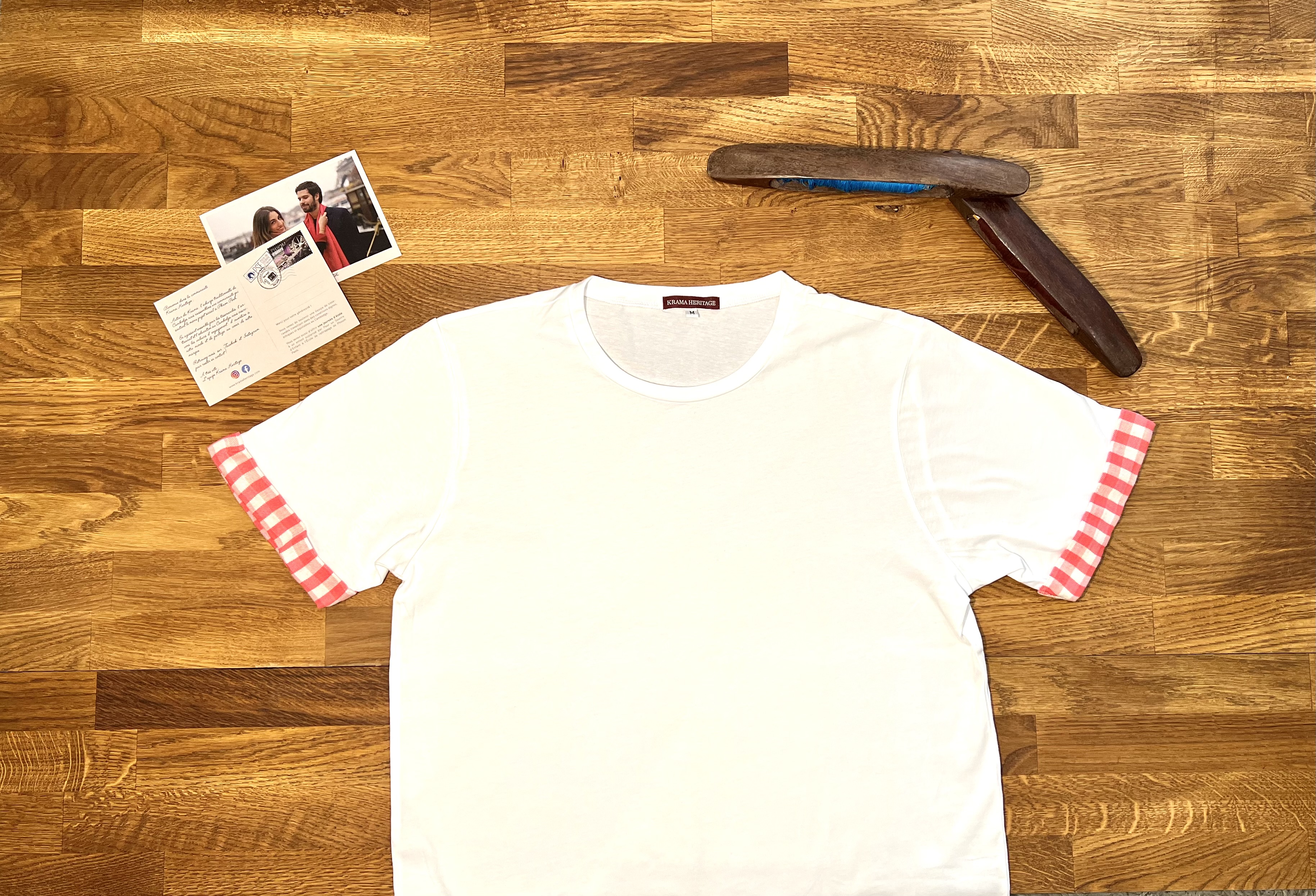 Le T-shirt Krama Rose 2