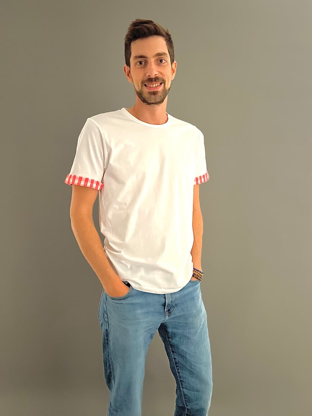 Le T-shirt Krama Rose 5