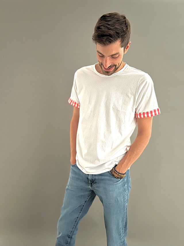 Le T-shirt Krama Rose 6