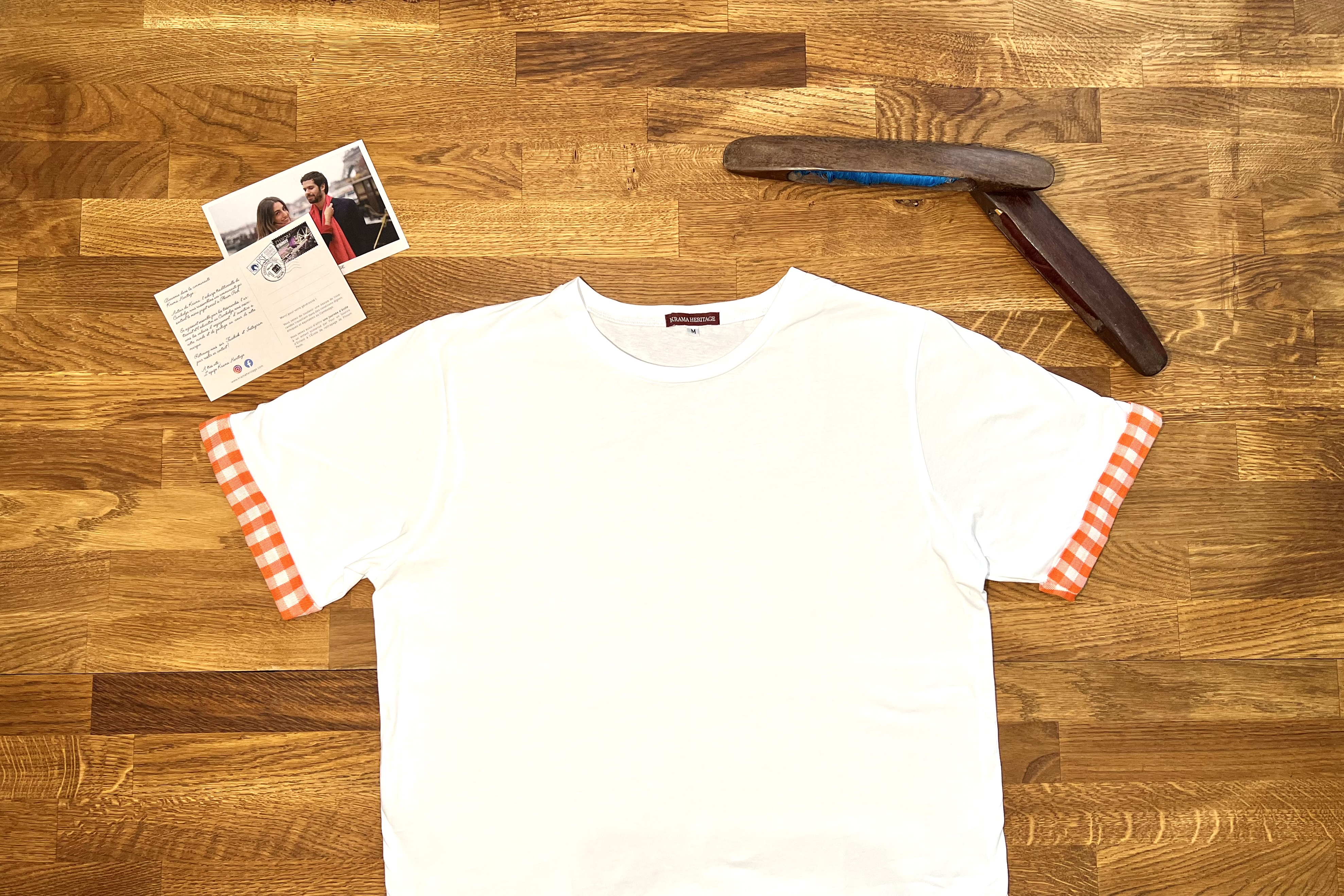 Le T-shirt Krama Orange 2