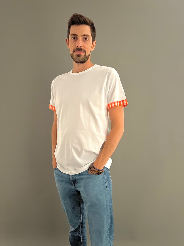 Le T-shirt Krama Orange 5