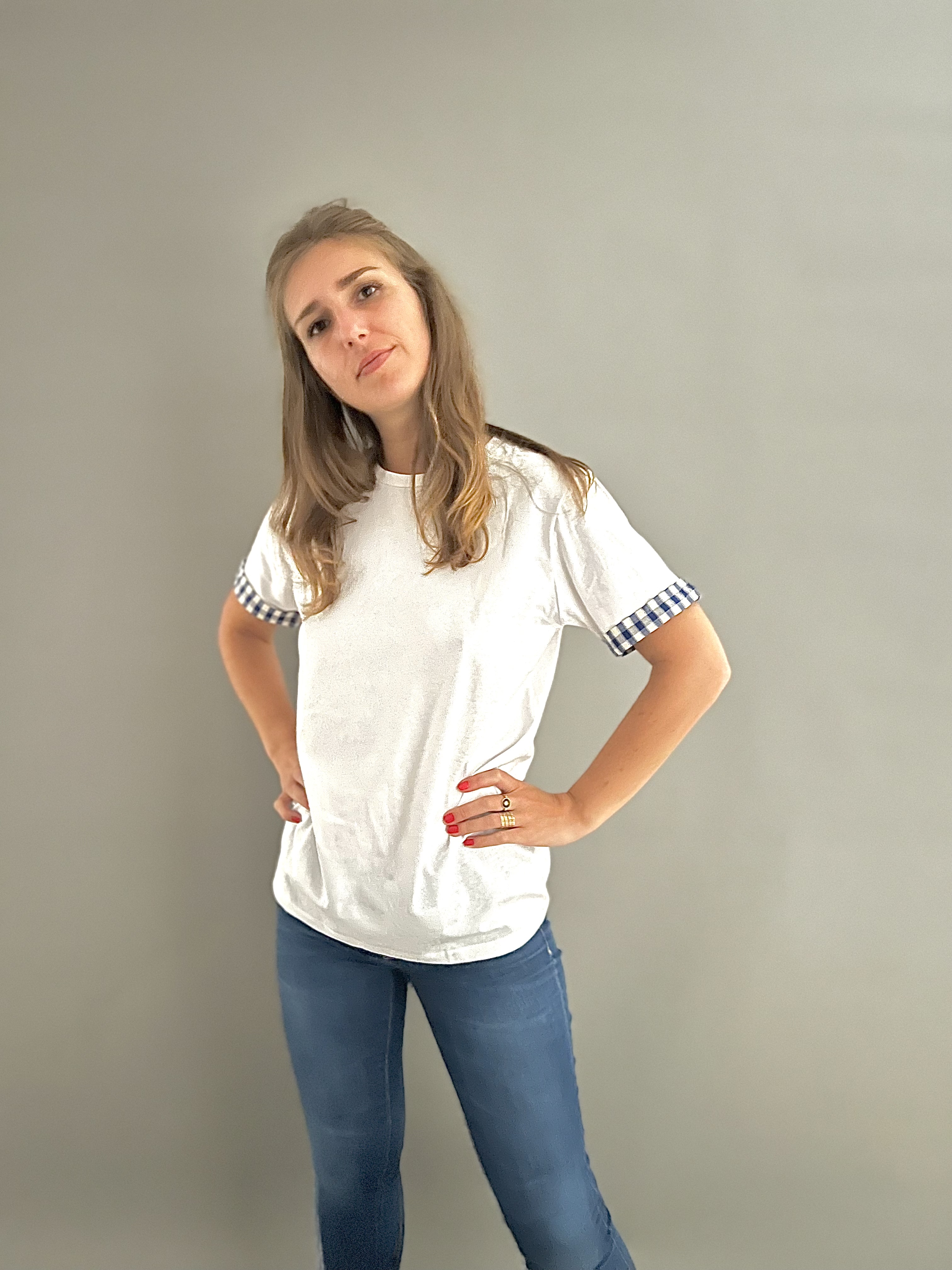 Le T-shirt Krama Bleu 4