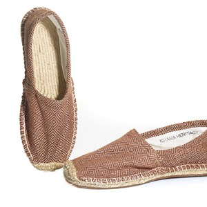 Espadrilles Krama Heritage Diamond Bronze