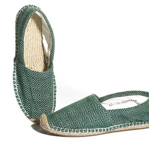 Espadrilles Krama Heritage Diamond Vert