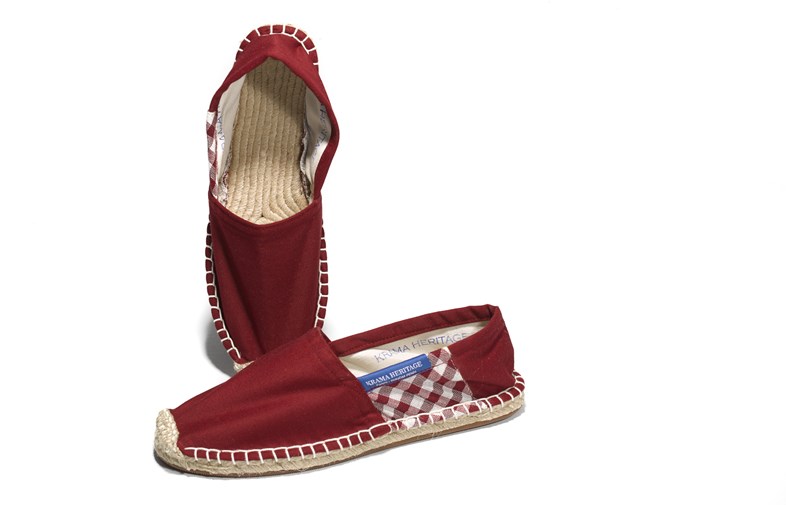 L'espadrille Krama Heritage Bordeaux