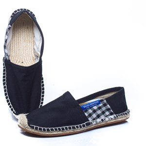 L'espadrille Krama Heritage Noire Réglisse