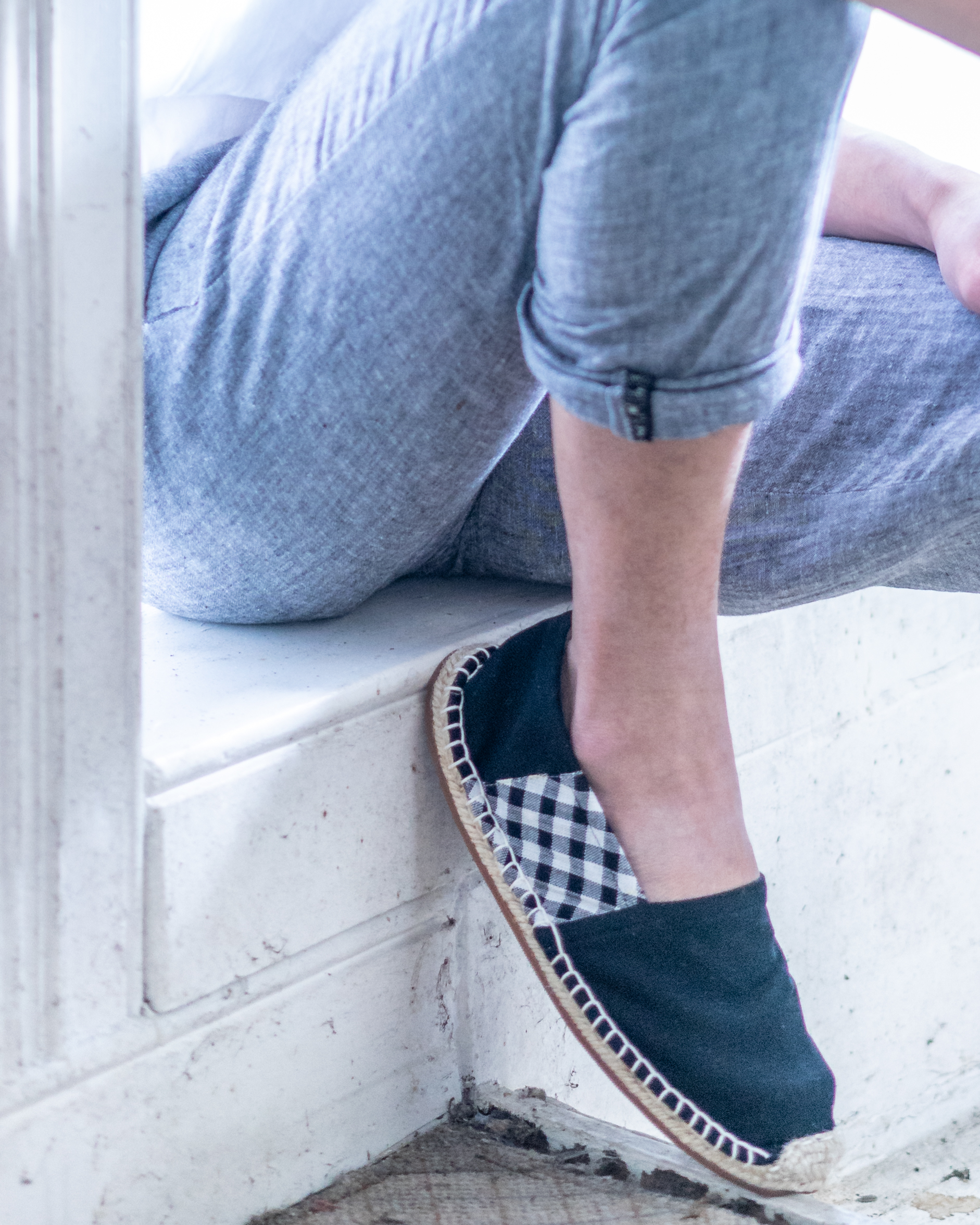 L'espadrille Krama Heritage Noire Réglisse 4