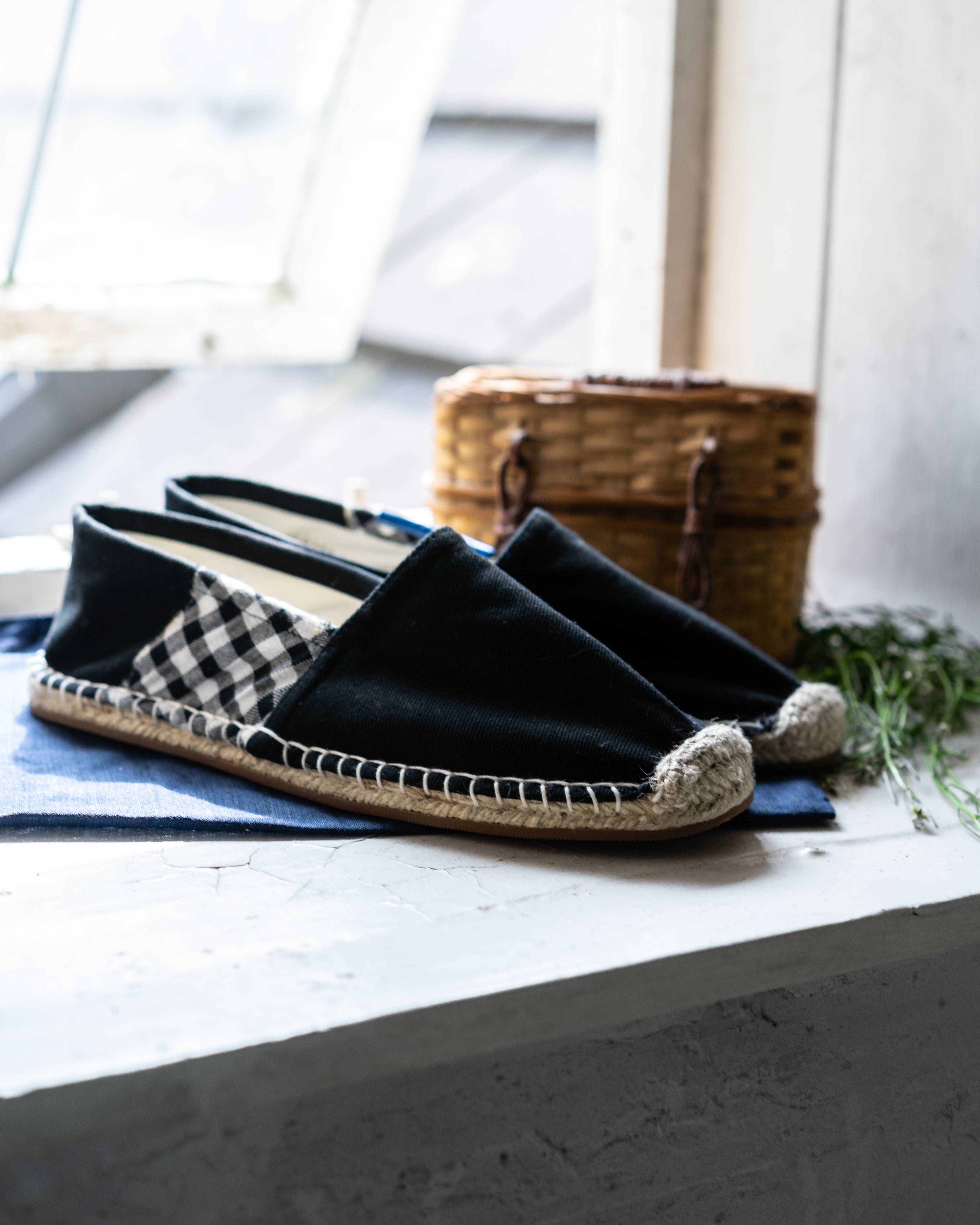 L'espadrille Krama Heritage Noire Réglisse 6