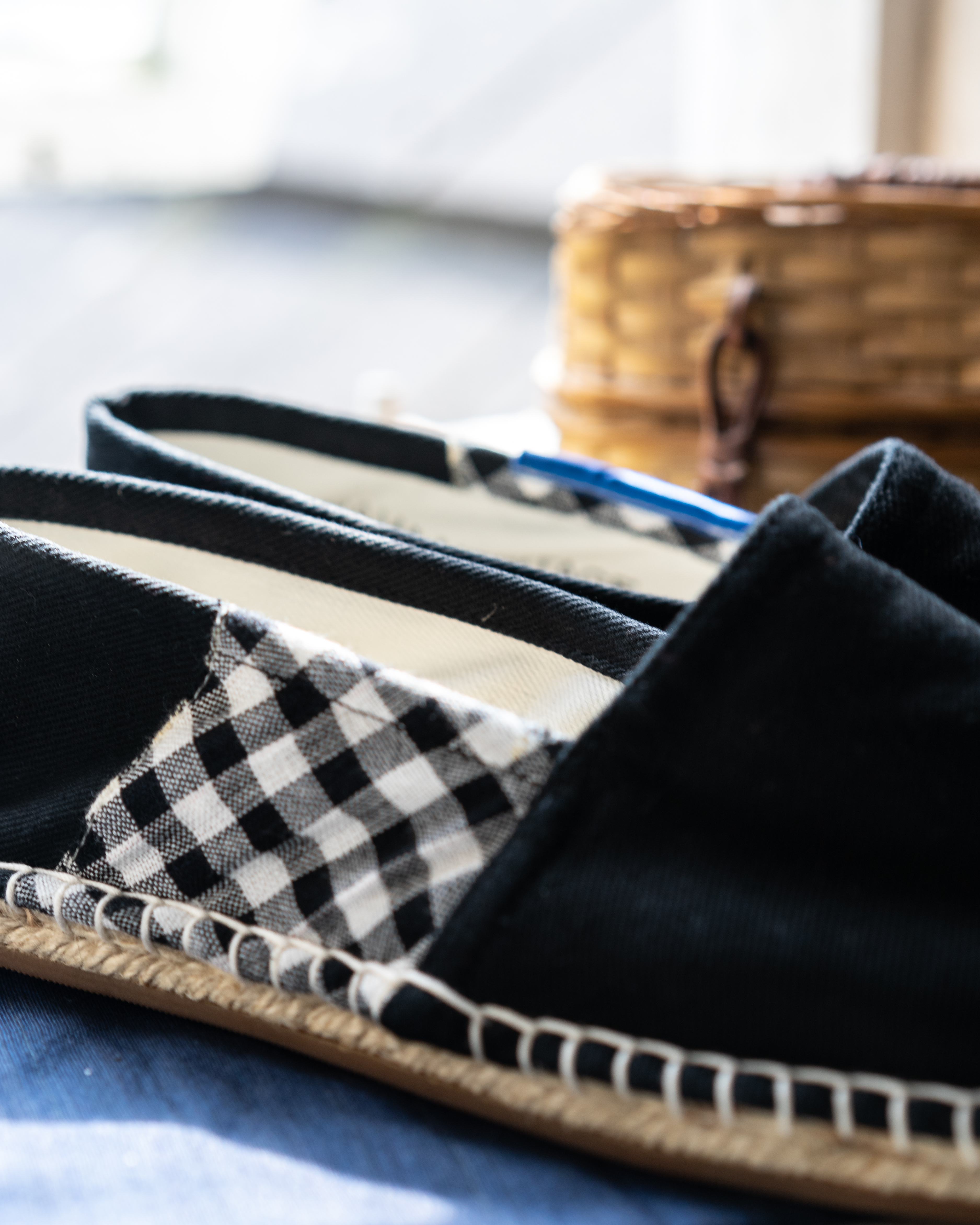 L'espadrille Krama Heritage Noire Réglisse 7