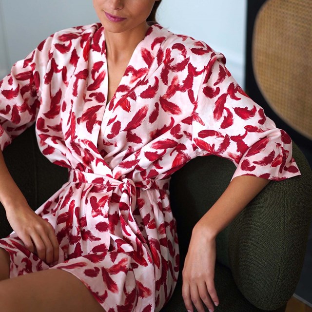 Nêge Paris - Kimono 100% tencel certifié oeko-tex