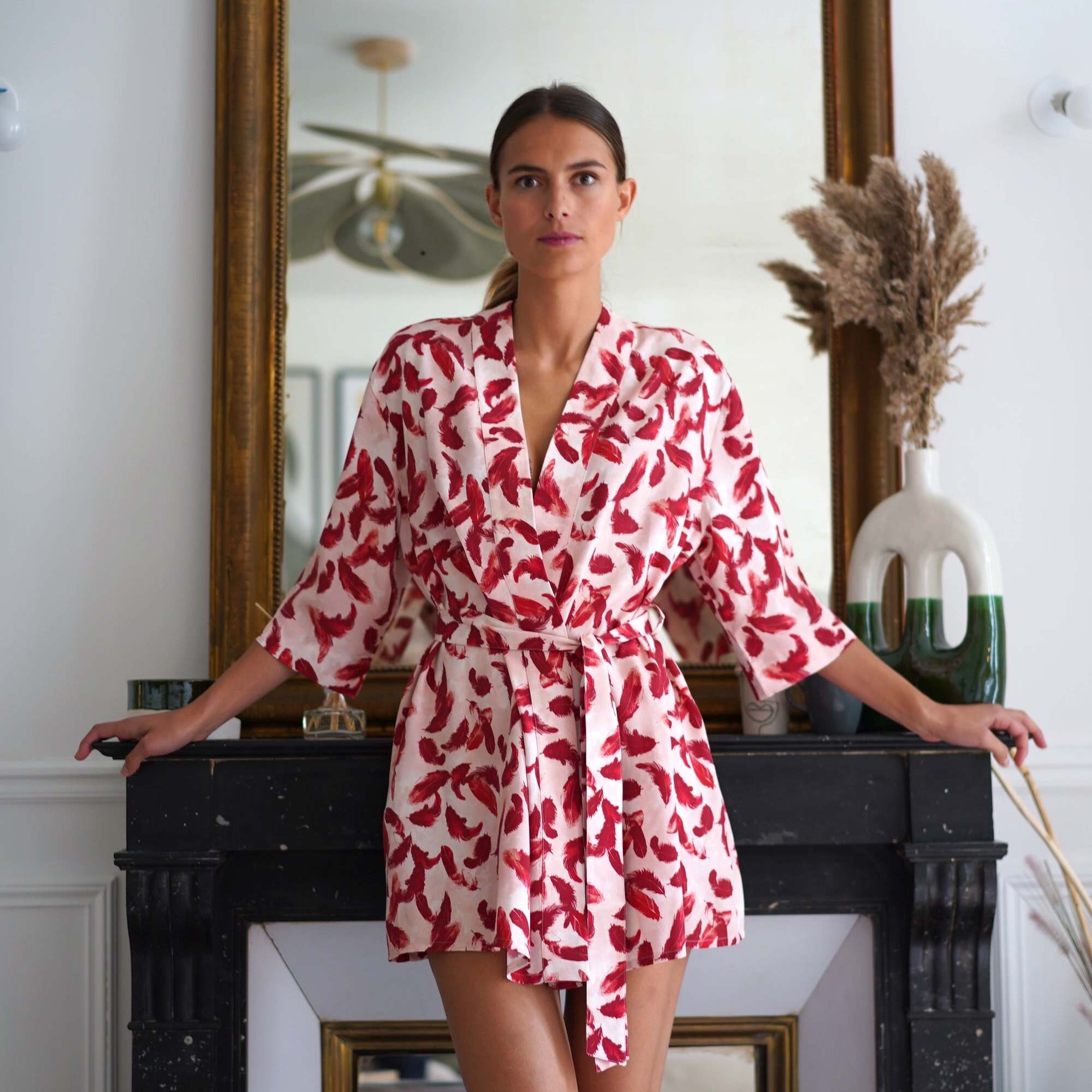 Nêge Paris - Kimono 100% tencel certifié oeko-tex