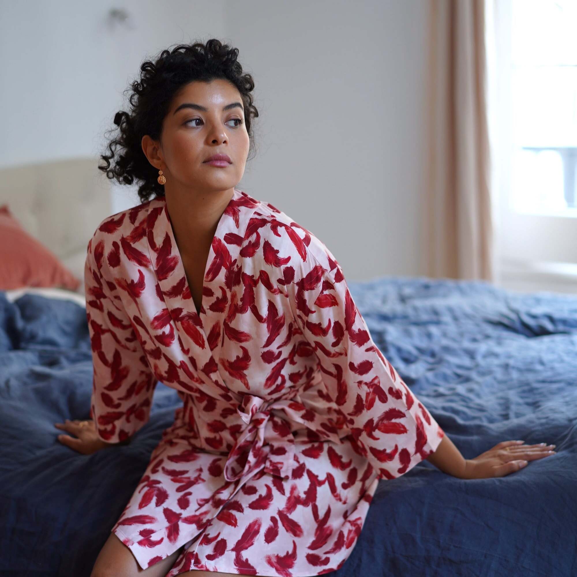 Nêge Paris - Kimono 100% tencel certifié oeko-tex