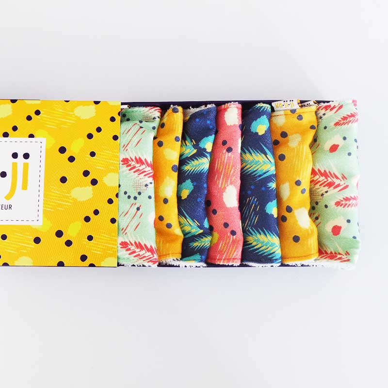 Pack de lingettes demaquillantes lavables