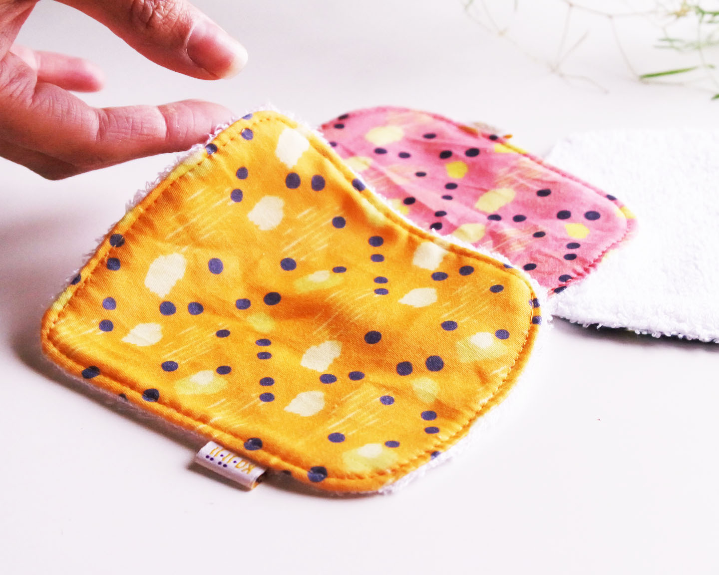 lingettes lavables démaquillantes