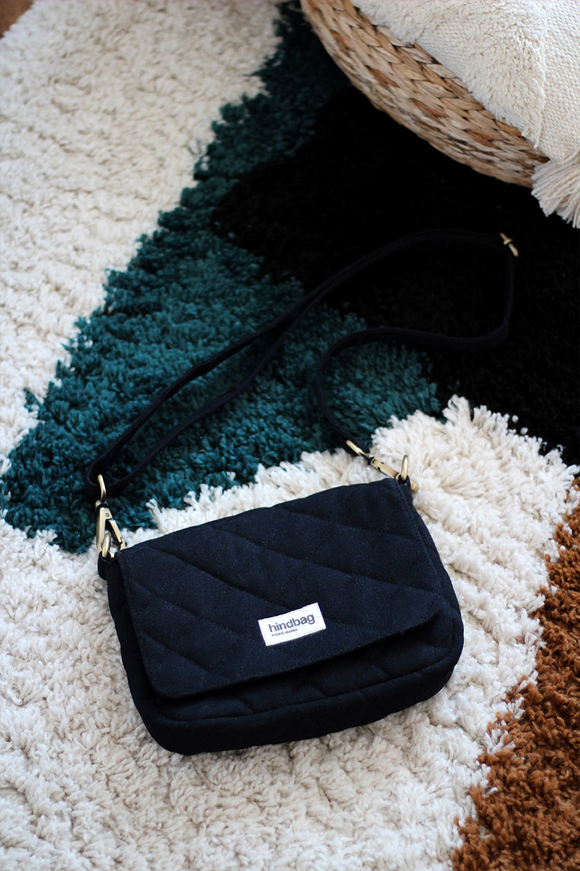 SAC À MAIN MATELASSÉ MARGAULT NOIR 3