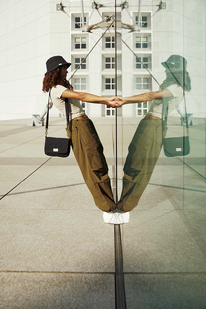 SAC À MAIN MATELASSÉ MARGAULT NOIR 4